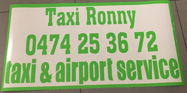 plakletters taxi ronny