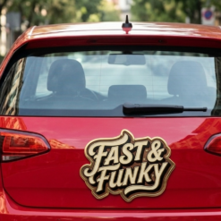 Gedrukte Autostickers