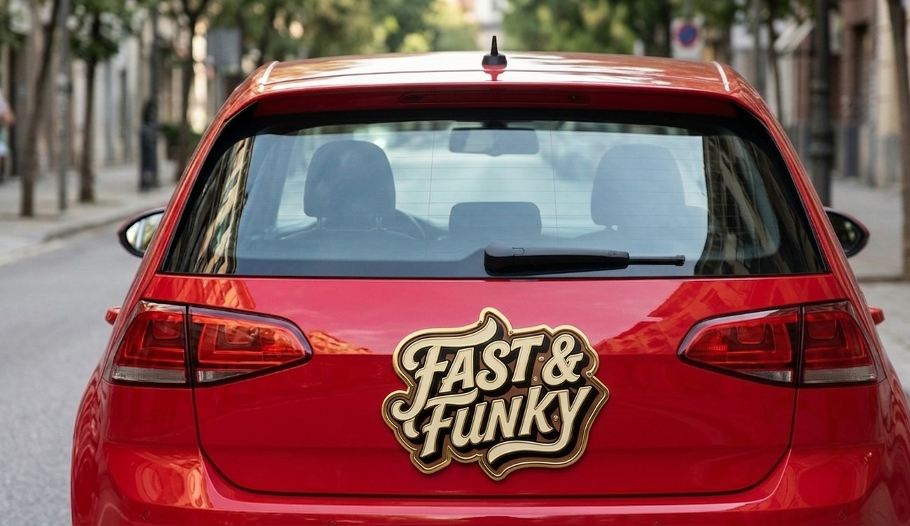 Gedrukte Autostickers