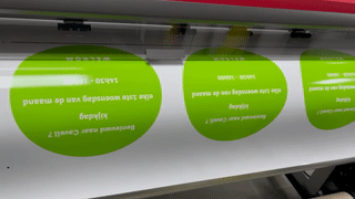 Gedrukte Raamstickers