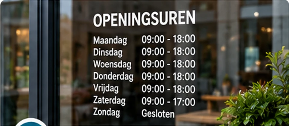 Raambelettering op maat – voorbeeld met Nederlandse tekst